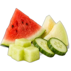 Watery fruits